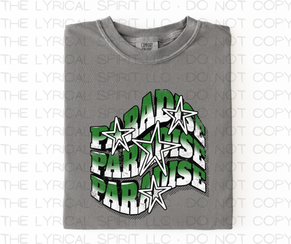Paradise Wavy Stars Custom Exclusive T-Shirt