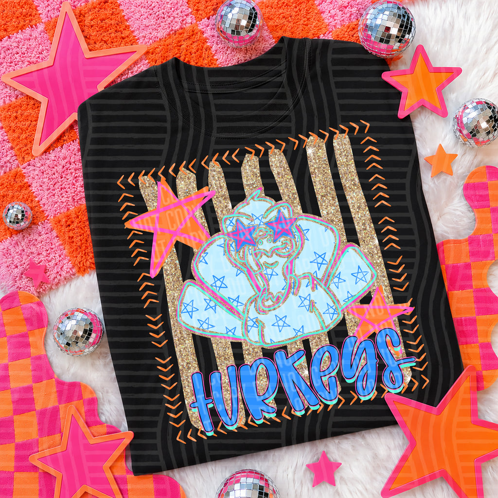 Neon Stars Mascot Spirit T-Shirt