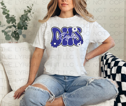 DHS Eagles Florals Custom Exclusive T-Shirt