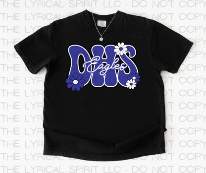 DHS Eagles Florals Custom Exclusive T-Shirt