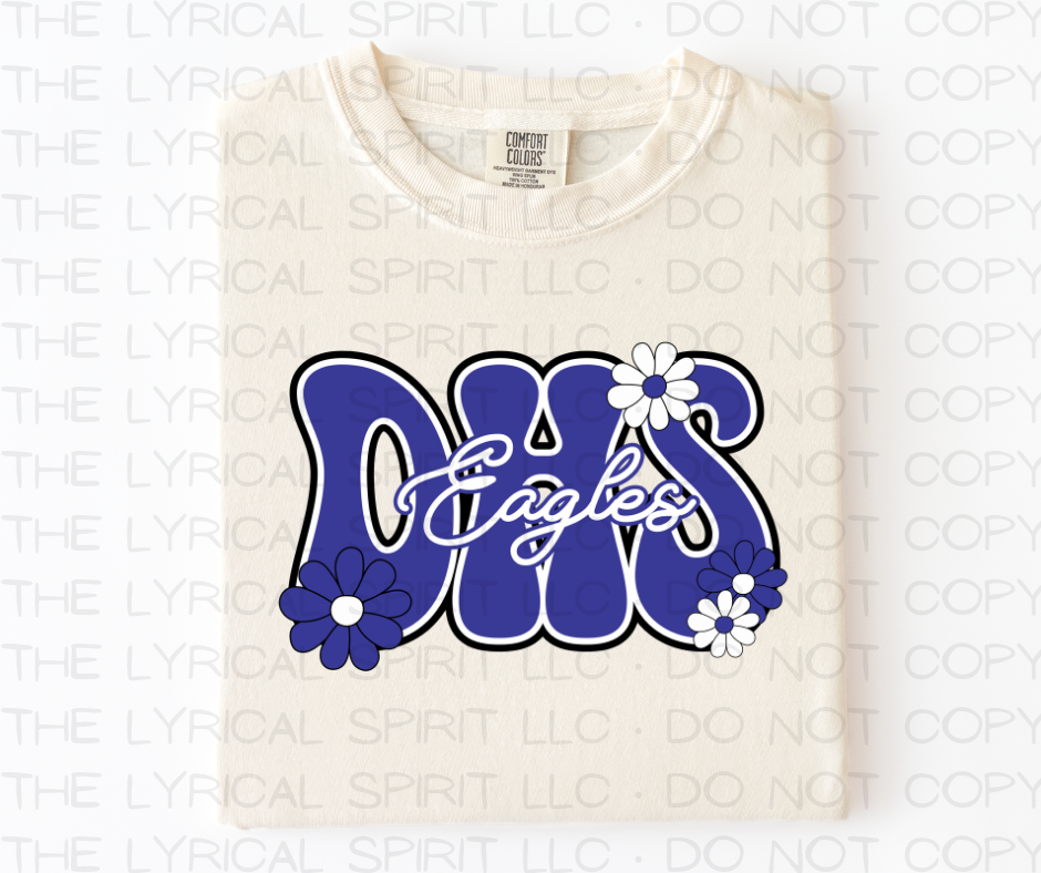 DHS Eagles Florals Custom Exclusive T-Shirt