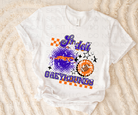 Sidell Greyhounds Football We've Got Spirit T-Shirt
