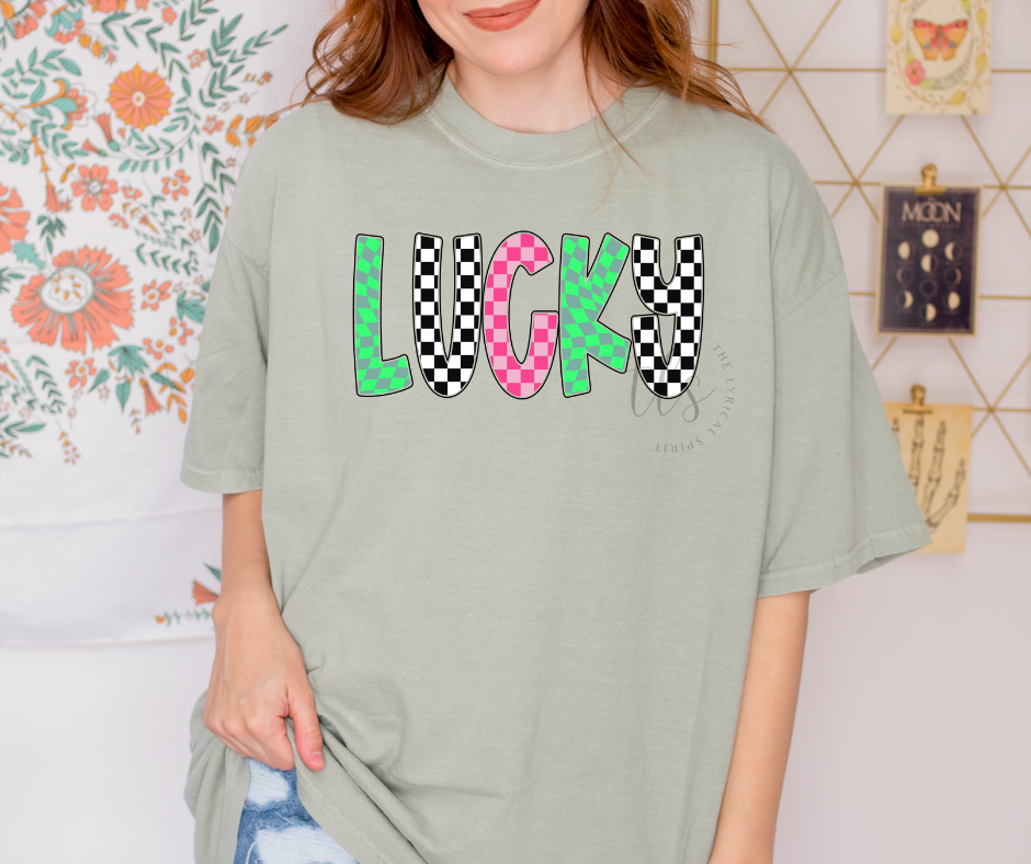 Lucky Checkered T-Shirt