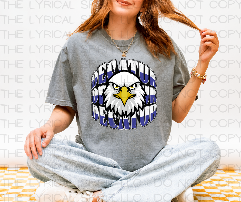 Decatur Eagles Mascot Custom Exclusive CC T-Shirt