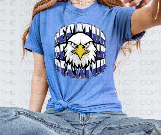 Decatur Eagles Mascot Custom Exclusive CC T-Shirt