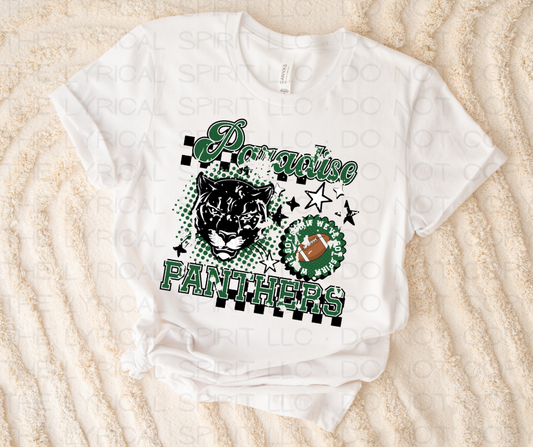 Paradise Panthers Football We've Got Spirit T-Shirt