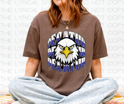 Decatur Eagles Mascot Custom Exclusive CC T-Shirt