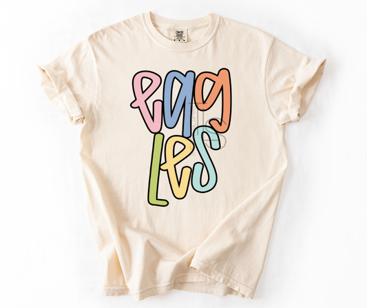 Eagles Colorful Custom Exclusive T-Shirt
