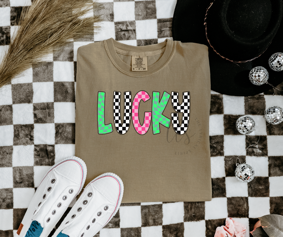Lucky Checkered T-Shirt