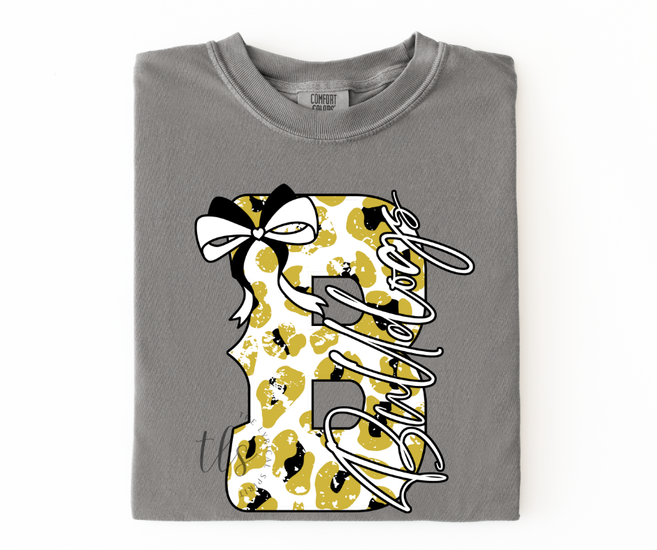 Bulldogs Leopard Custom Exclusive T-Shirt