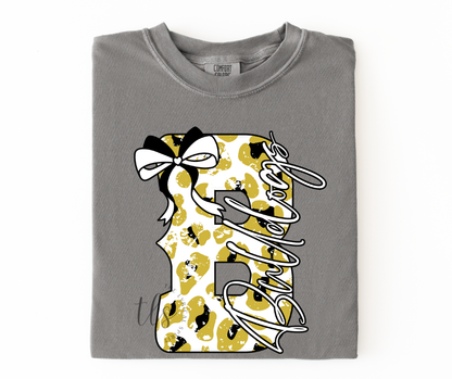 Bulldogs Leopard Custom Exclusive T-Shirt