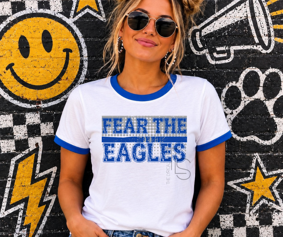 Fear The Eagles Ringer T-Shirt