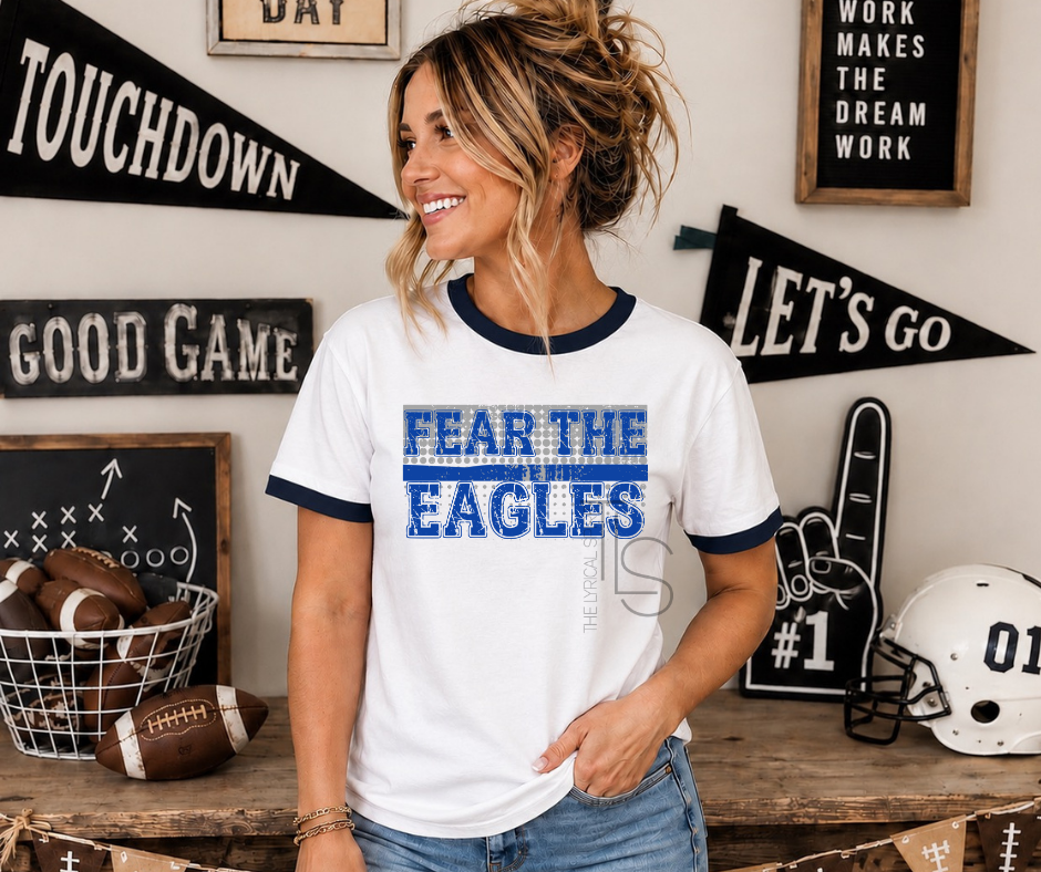 Fear The Eagles Ringer T-Shirt