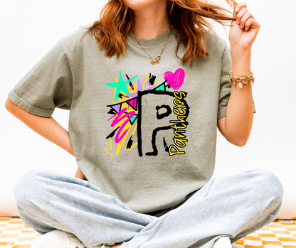 Neon Splash Panthers Custom Exclusive T-Shirt