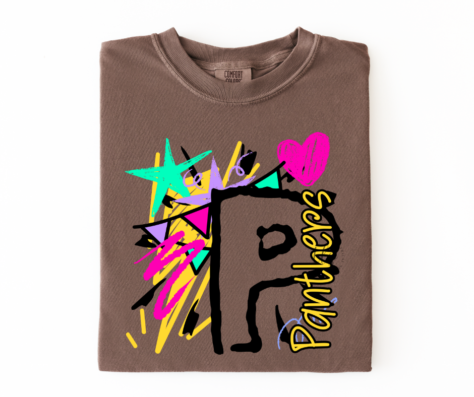 Neon Splash Panthers Custom Exclusive T-Shirt