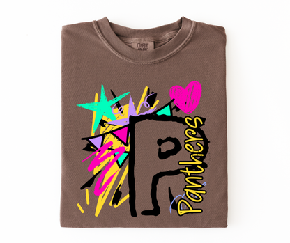 Neon Splash Panthers Custom Exclusive T-Shirt