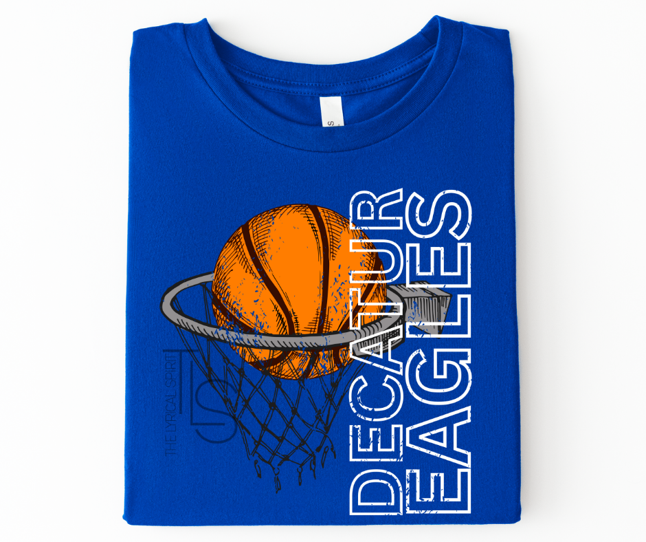 Decatur Eagles Basketball Hoop Exclusive T-Shirt