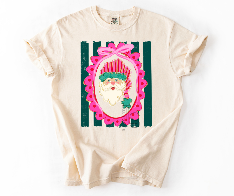 Santa Vintage Frame T-Shirt