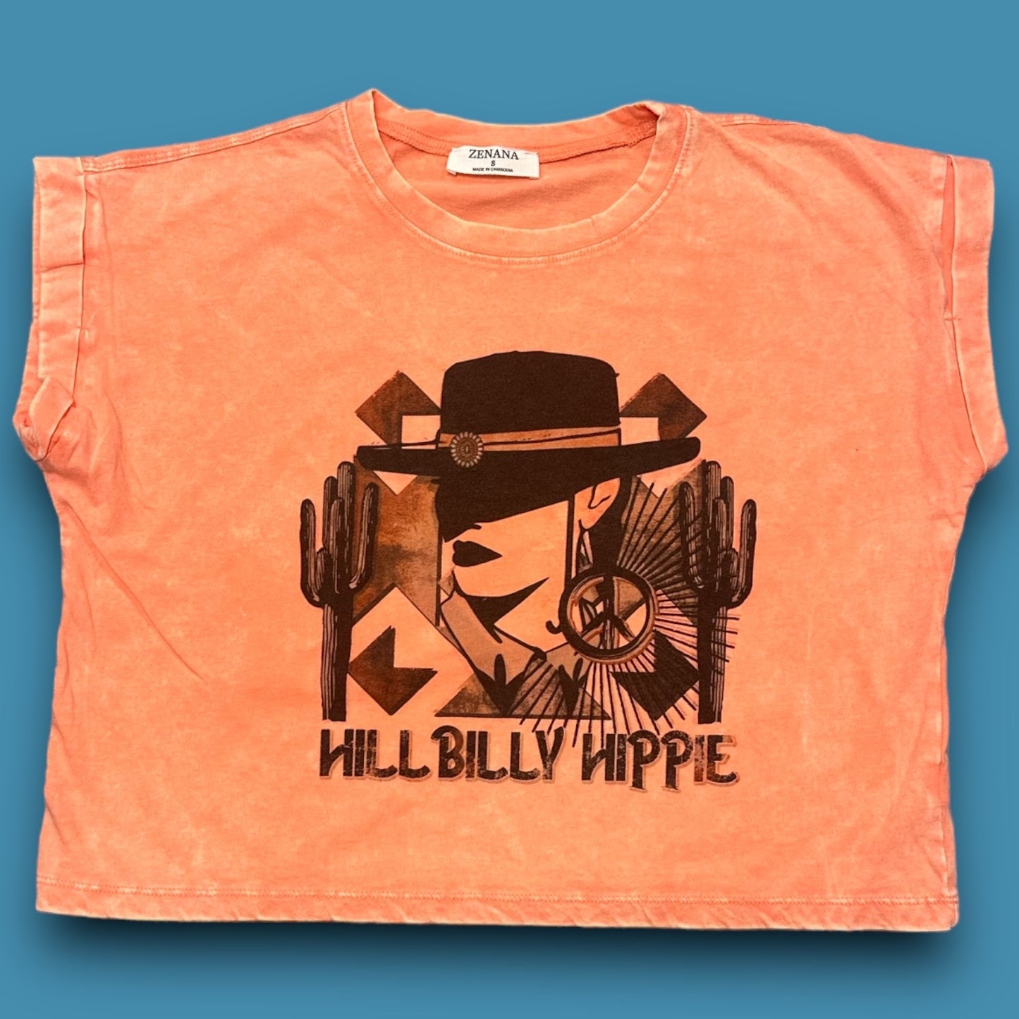 Hill Billy Hippie Crop T-Shirt