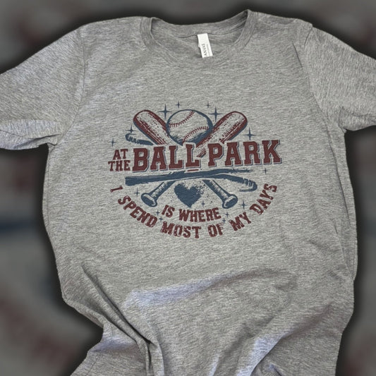 At The Ball Park Baseball T-Shirt