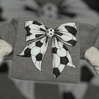 Soccer Ball Bow Sweatshirt