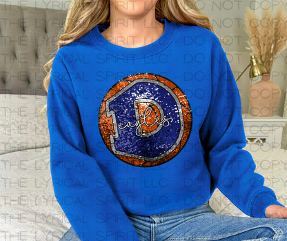 Exclusive Design Decatur Eagles Basketball Sweatshirt