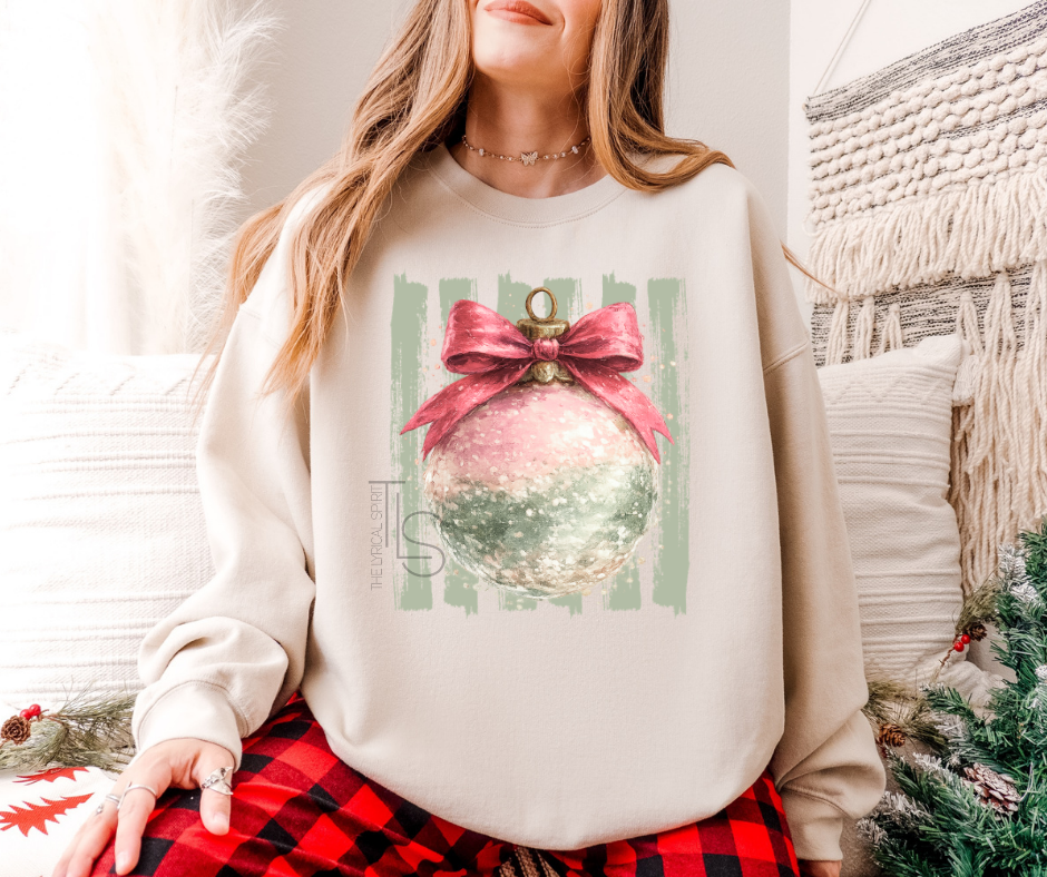 Vintage Christmas Ornament Sweatshirt