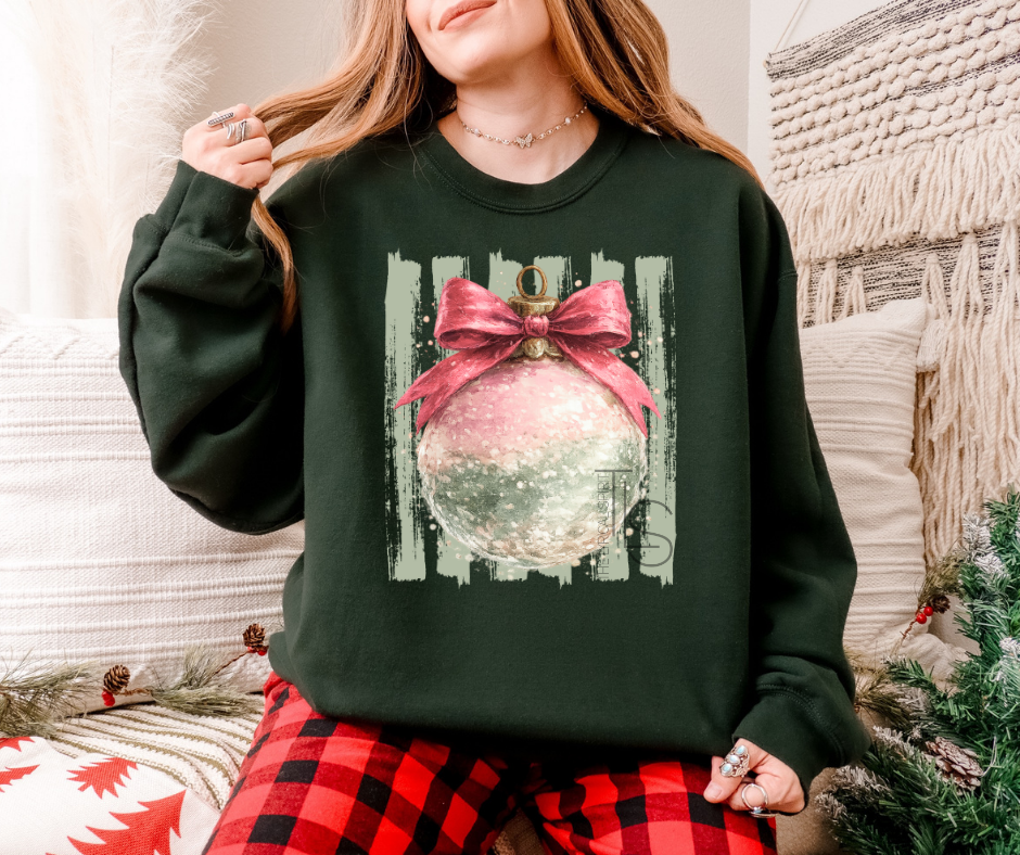 Vintage Christmas Ornament Sweatshirt