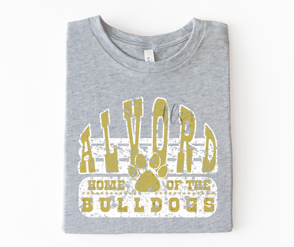 Vintage Home of the Bulldogs Custom Exclusive T-Shirt