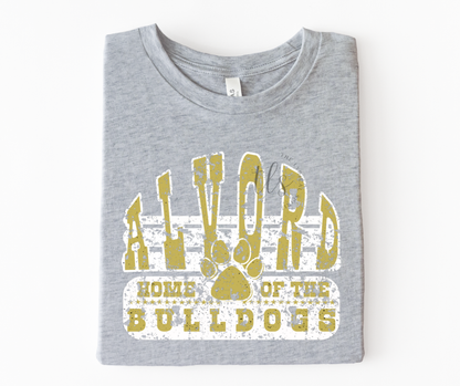 Vintage Home of the Bulldogs Custom Exclusive T-Shirt