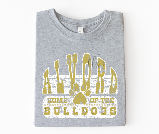 Vintage Home of the Bulldogs Custom Exclusive T-Shirt