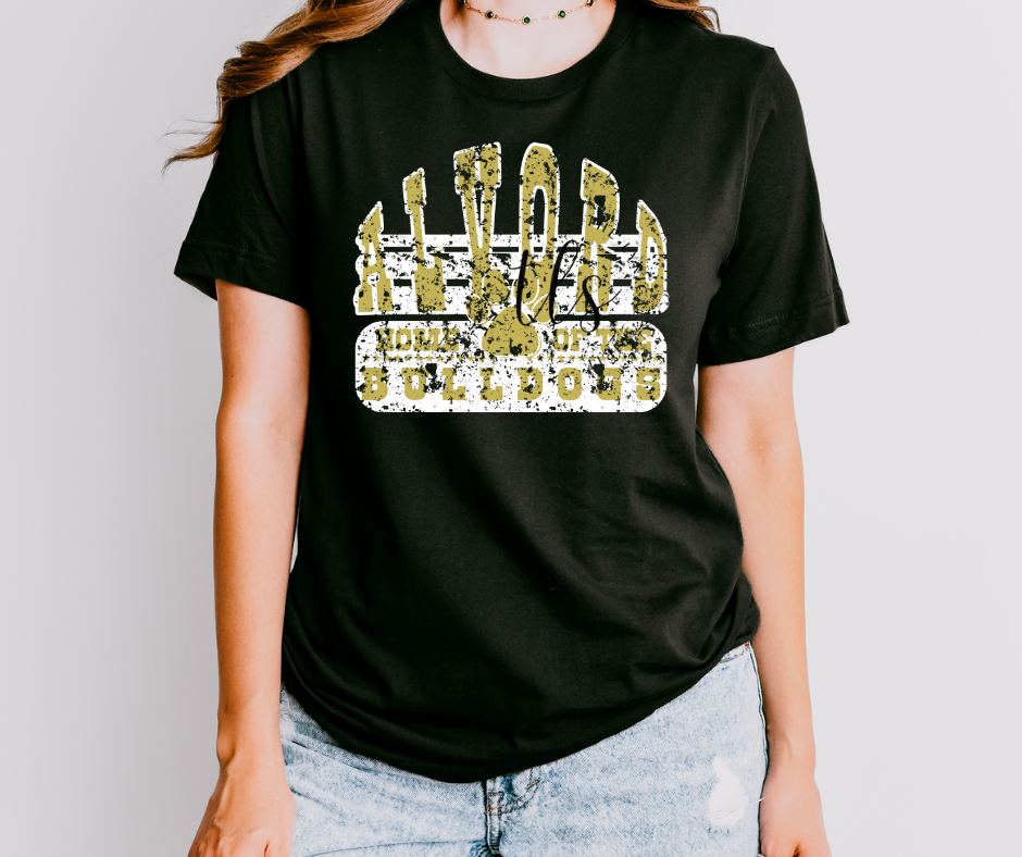 Vintage Home of the Bulldogs Custom Exclusive T-Shirt