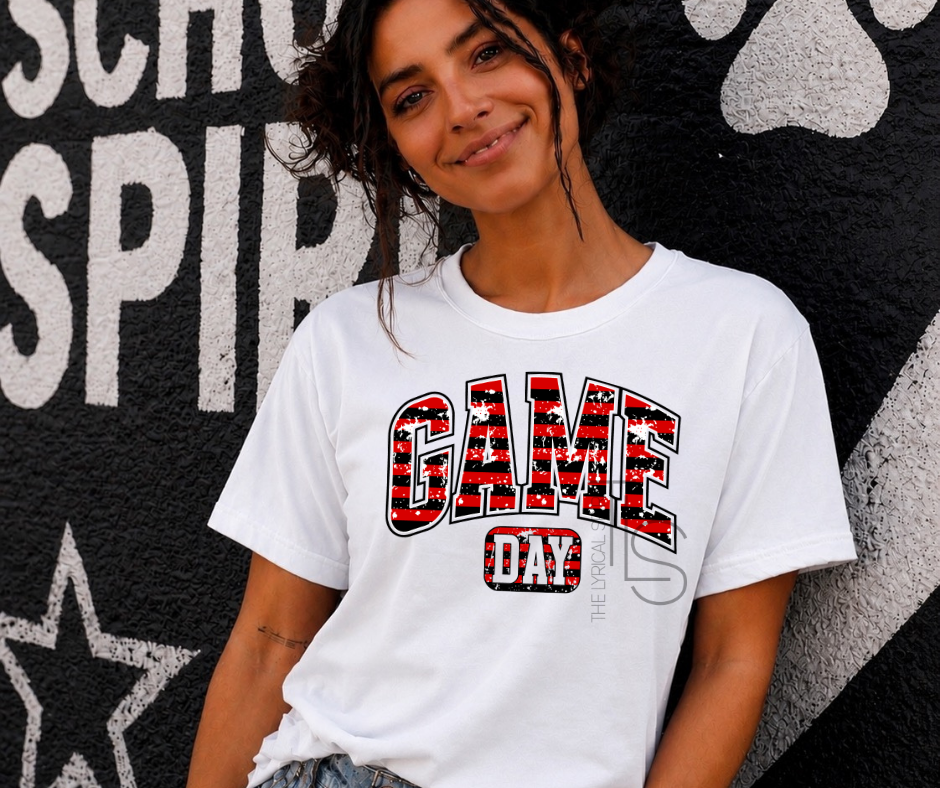 Stripe Game Day Spirit T-Shirt