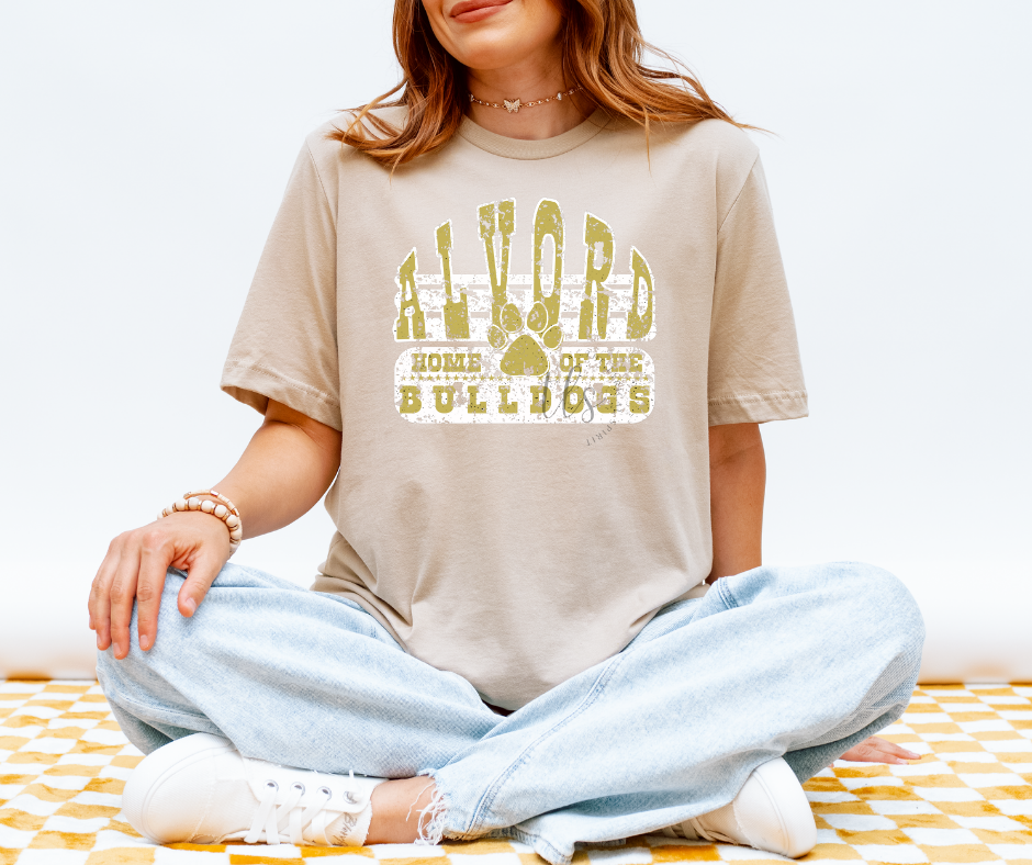 Vintage Home of the Bulldogs Custom Exclusive T-Shirt
