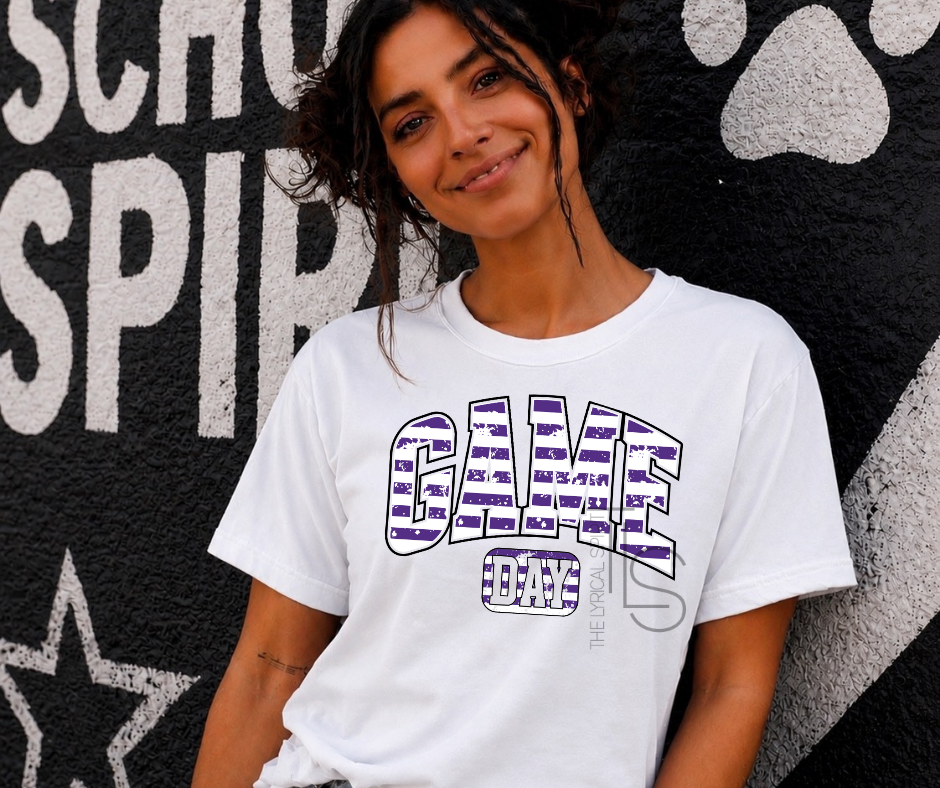 Stripe Game Day Spirit T-Shirt