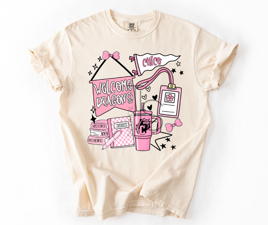 Welcome Dragons Chico Teacher Custom Exclusive T-Shirt