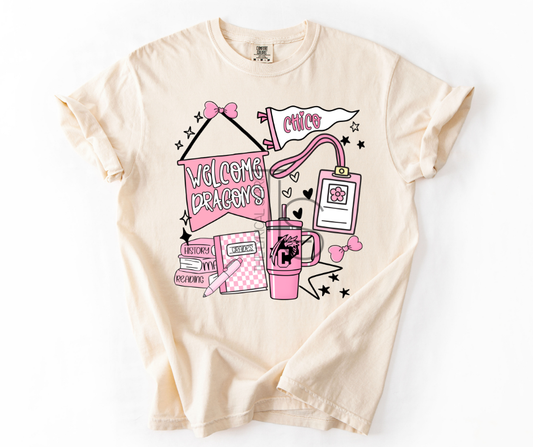 Welcome Dragons Chico Teacher Custom Exclusive T-Shirt