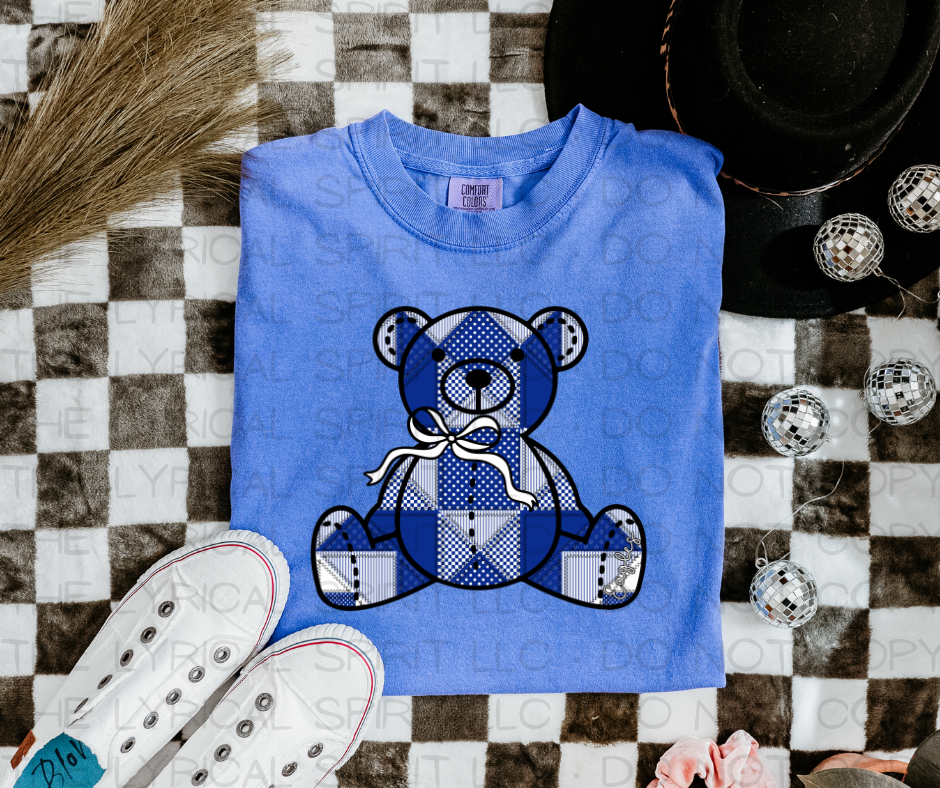 Eagles Patchwork Teddy Bear Custom Exclusive T-Shirt