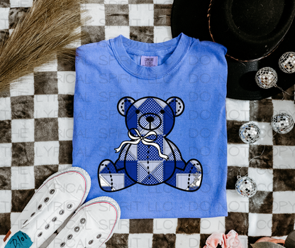 Eagles Patchwork Teddy Bear Custom Exclusive T-Shirt