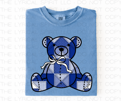 Eagles Patchwork Teddy Bear Custom Exclusive T-Shirt