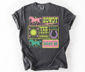 Western Howdy Cowgirl Neons T-Shirt