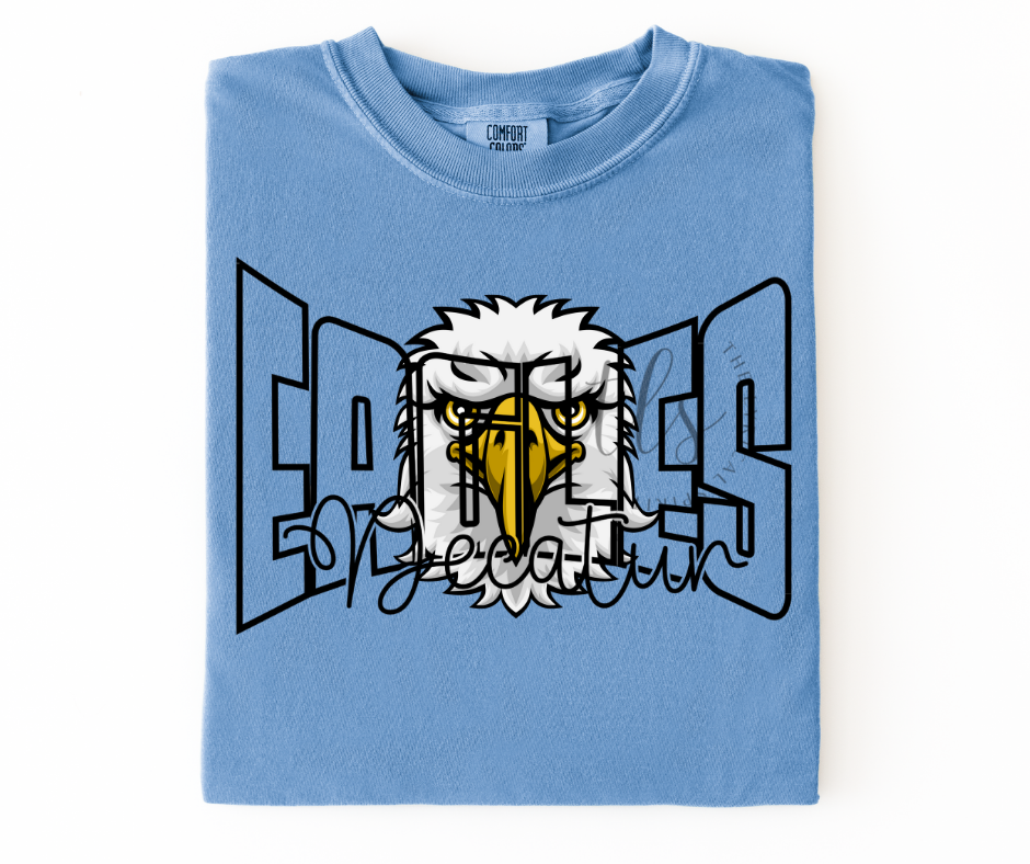 Decatur Eagles Mascot Custom Exclusive CC T-Shirt