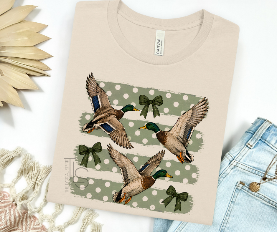 Duck Hunting Polka Dots T-Shirt