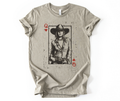 Queen Of Hearts Western Cowgirl T-Shirt