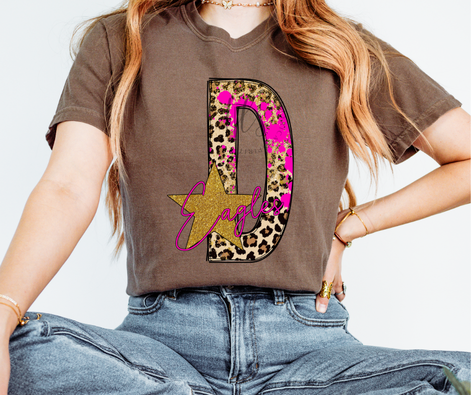 Leopard Decatur Eagles Custom Exclusive T-Shirt