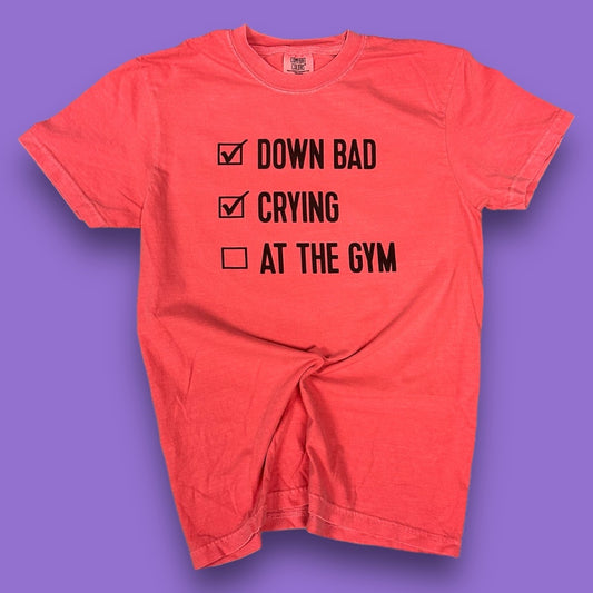 Down Bad, Crying, At The Gym T-Shirt