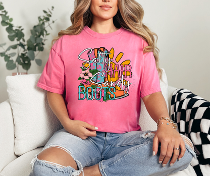 Salty Hair Sandy Boots T-Shirt 