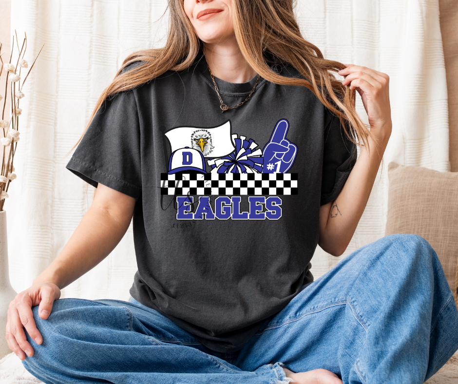 Decatur Eagles #1 Team Spirit Custom Exclusive T-Shirt