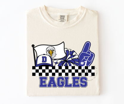 Decatur Eagles #1 Team Spirit Custom Exclusive T-Shirt