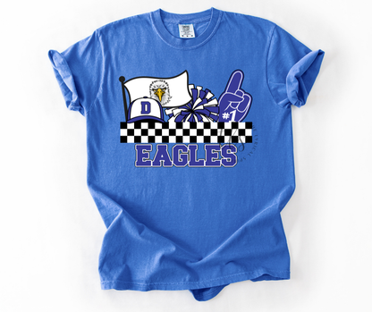 Decatur Eagles #1 Team Spirit Custom Exclusive T-Shirt